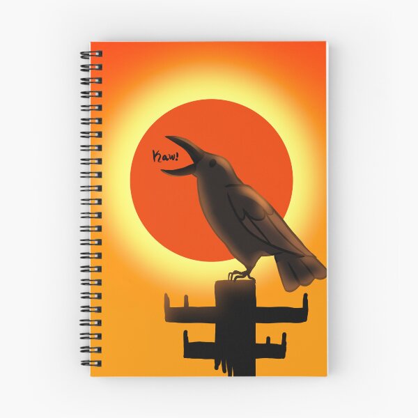 Item preview, Raven at Sunset designed and sold by Addi Does Art.