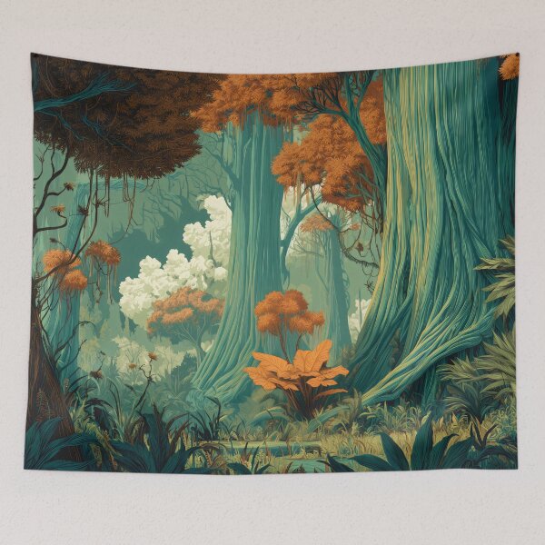 Item preview, Ancient Jungle Giants Landscape designed and sold by LuminousFoundry.