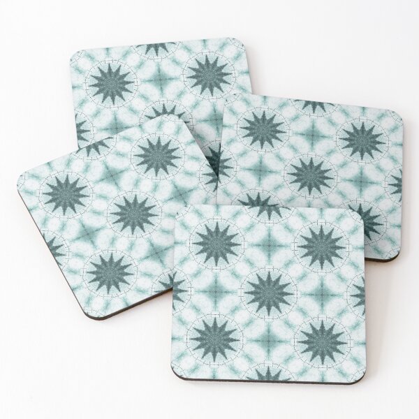 Item preview, Decorative Boho Sun Mandala Pattern in Teal designed and sold by Artistestella.