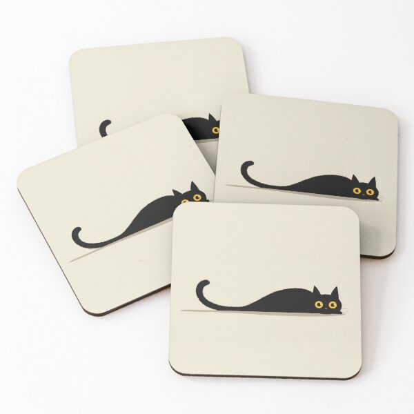 Item preview, Black cat in a simple pose designed and sold by anytka.