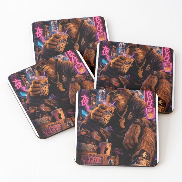 Item preview, Bigfoot Drinking Boba  designed and sold by ttuniques.