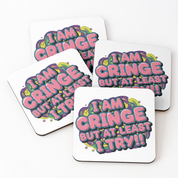 Item preview, Motivational I AM CRINGE BUT AT LEAST I TRY!! designed and sold by Giulivo Store Graphic.