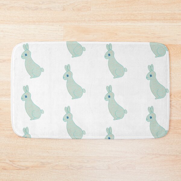 Item preview, Pastel blue easter rabbit designed and sold by CottageComfortsShoppe.