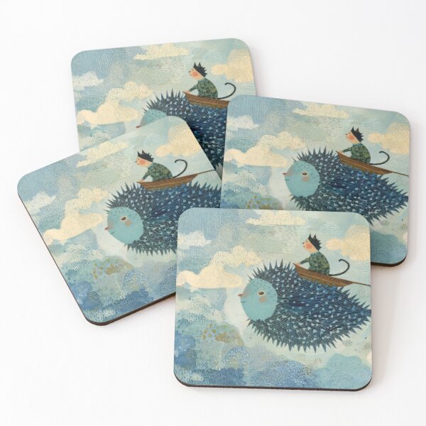 Item preview, Boy rides a fish in the sky designed and sold by anytka.