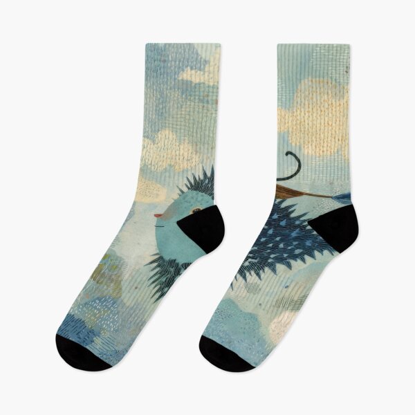 Item preview, Boy rides a fish in the sky designed and sold by anytka.