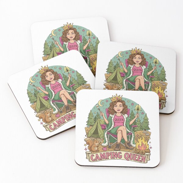 Item preview, Camping Queen designed and sold by BeastandBanshiLLC.