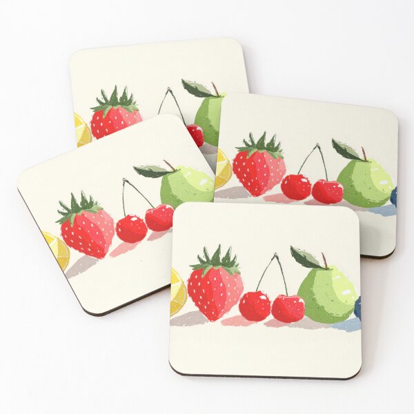 Item preview, Bright fruits on light backdrop designed and sold by anytka.