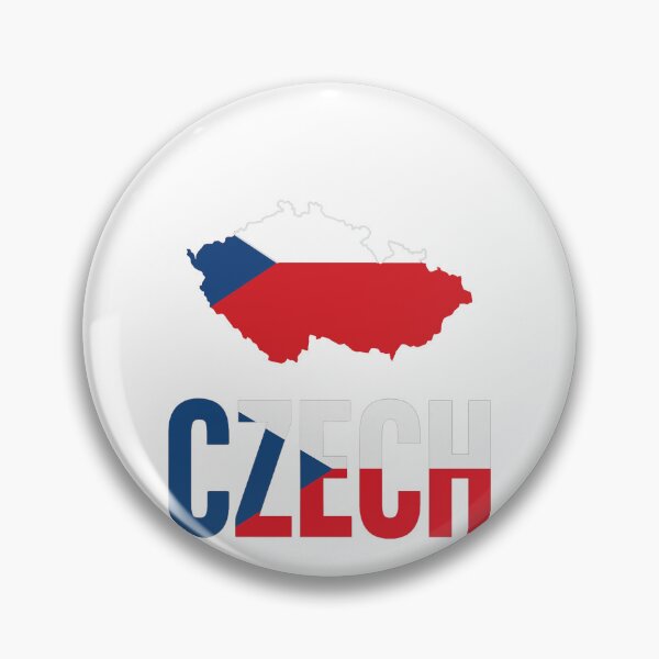 Item preview, Czech Republic Flag and Map Silhouette Design designed and sold by Crevadstore .