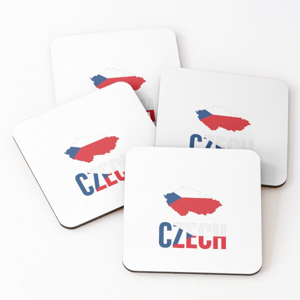 Item preview, Czech Republic Flag and Map Silhouette Design designed and sold by Crevadstore .