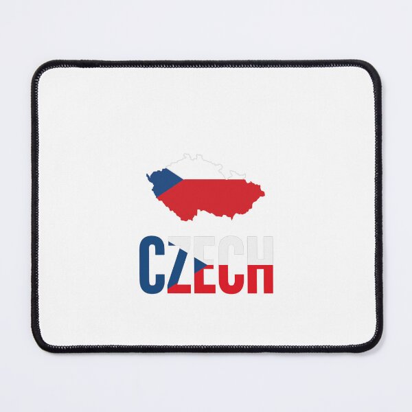 Item preview, Czech Republic Flag and Map Silhouette Design designed and sold by Crevadstore .