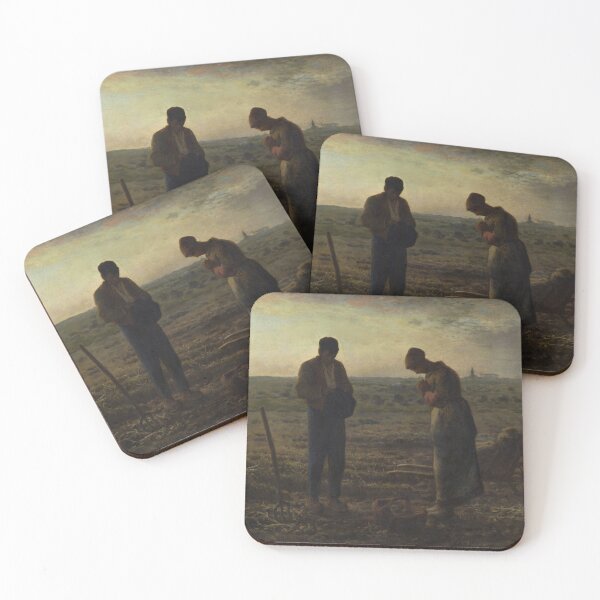 Item preview, Angelus Prayer Realism Painting Rural Farmers for Classic Art Lovers designed and sold by RickE.