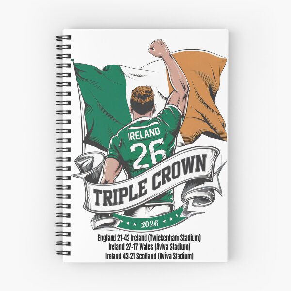 Item preview, Ireland Rugby Triple Crown Victory 2026 Irish Rugby Union designed and sold by CELTIC-DESIGNS.