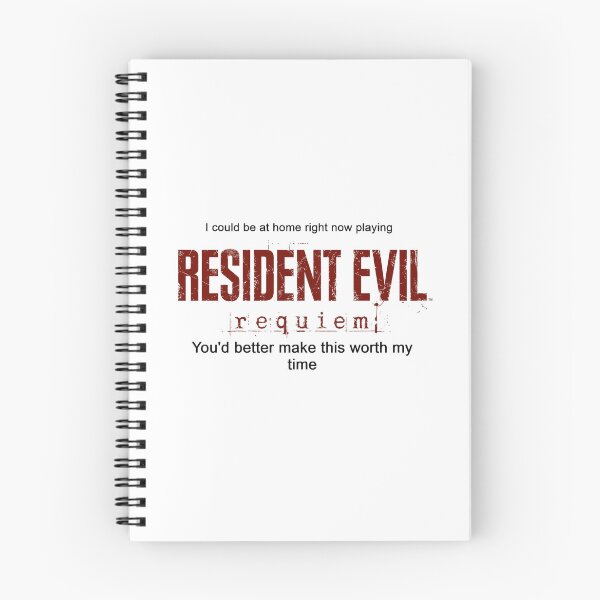 Item preview, I could be at home right now playing resident evil requiem pin designed and sold by s0baaa.
