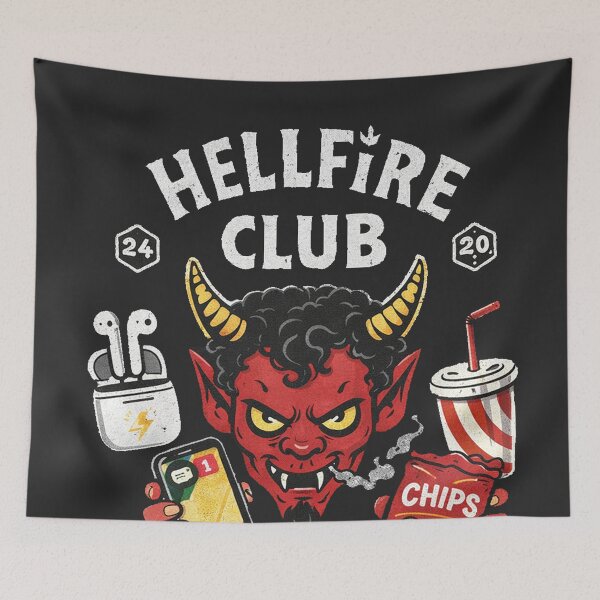 Item preview, Hellfire Club – Funny Devil Meme Graphic Design designed and sold by AnimalAirtistry.