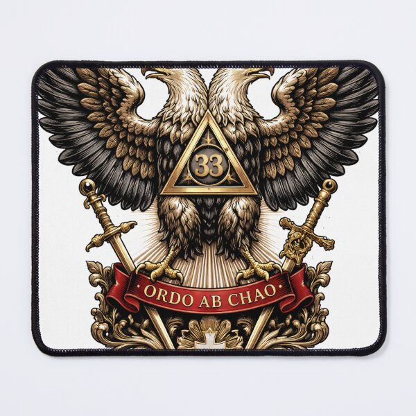 Item preview, 33rd Degree Scottish Rite – Double Headed Eagle “Ordo Ab Chao” Masonic Emblem designed and sold by magicone.