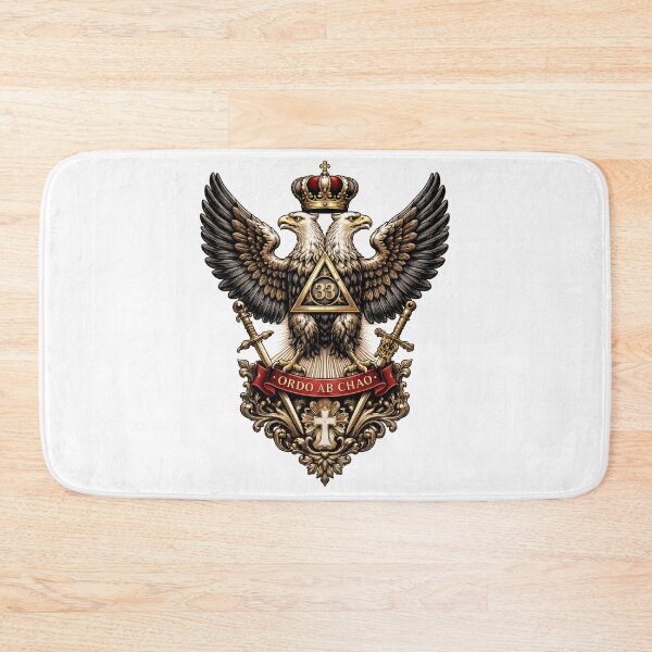 Item preview, 33rd Degree Scottish Rite – Double Headed Eagle “Ordo Ab Chao” Masonic Emblem designed and sold by magicone.