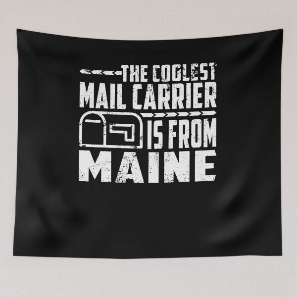 Item preview, Retired Mail Carrier Maine Best Mailman Shirt Funny designed and sold by shoppzee.