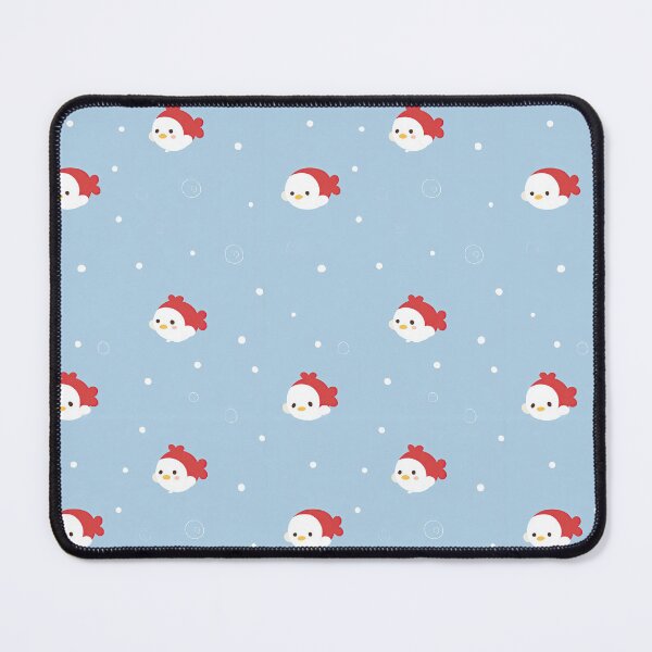 Item preview, Small Red and White Fish on Light Blue Pattern designed and sold by Piotrek0001.