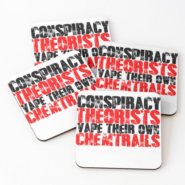 Item preview, Conspiracy Theorists Vape Their Own Chemtrails designed and sold by ReggieRaggz.