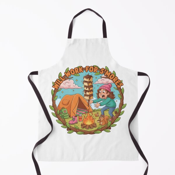 Item preview, Will Work For S'Mores designed and sold by BeastandBanshiLLC.