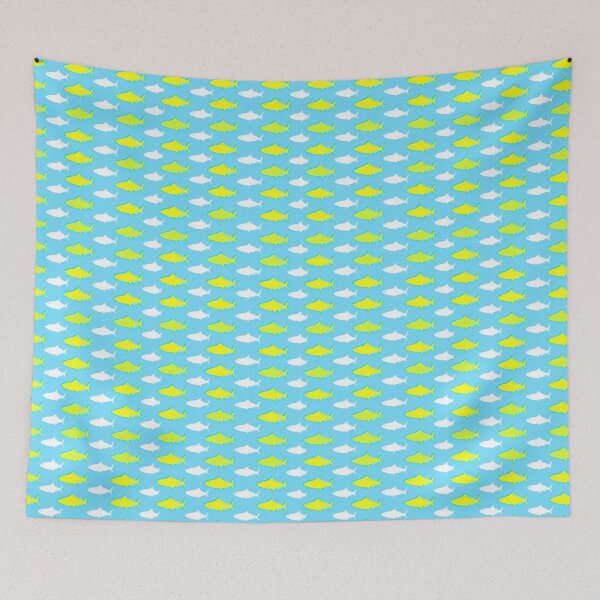 Item preview, Simple Colorful Fish Swimming Light Pattern designed and sold by Piotrek0001.