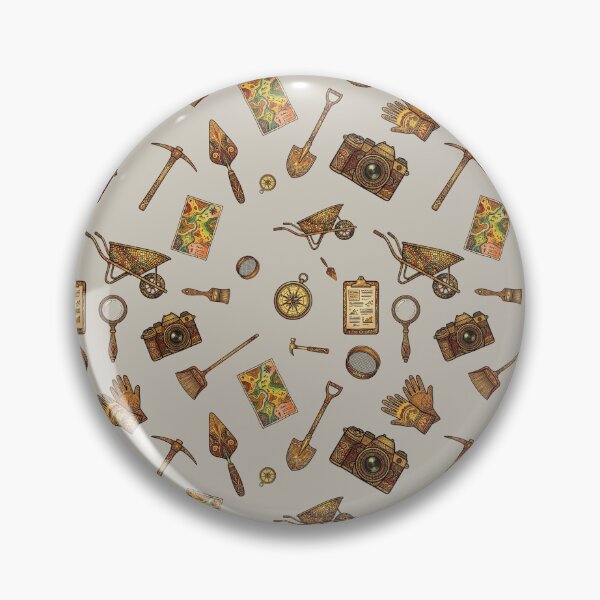 Item preview, Archaeology Toolbox Background Pattern designed and sold by ottrain.