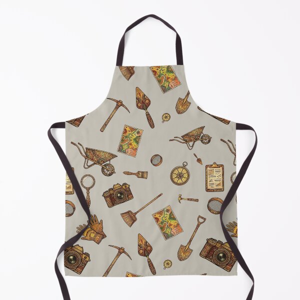 Item preview, Archaeology Toolbox Background Pattern designed and sold by ottrain.