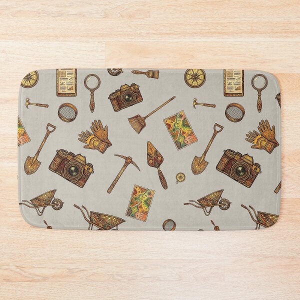 Item preview, Archaeology Toolbox Background Pattern designed and sold by ottrain.