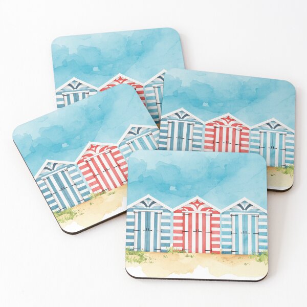 Item preview, Beach Huts designed and sold by EllieHeartCo.