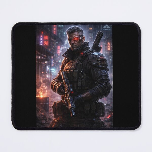 Item preview, Major Gavril “Breaker” Kadec- The hardened officer of Neo Arkham’s corporate wars. designed and sold by Beaurozier.