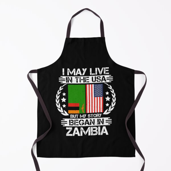 Item preview, I May Live In The USA But My Story Began In Zambia designed and sold by CosmoKitsch.