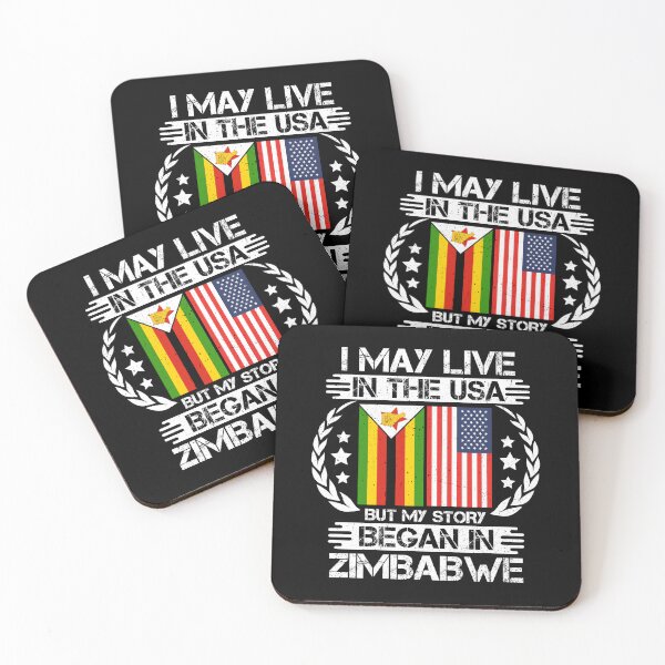 Item preview, I May Live In The USA But My Story Began In Zimbabwe designed and sold by CosmoKitsch.