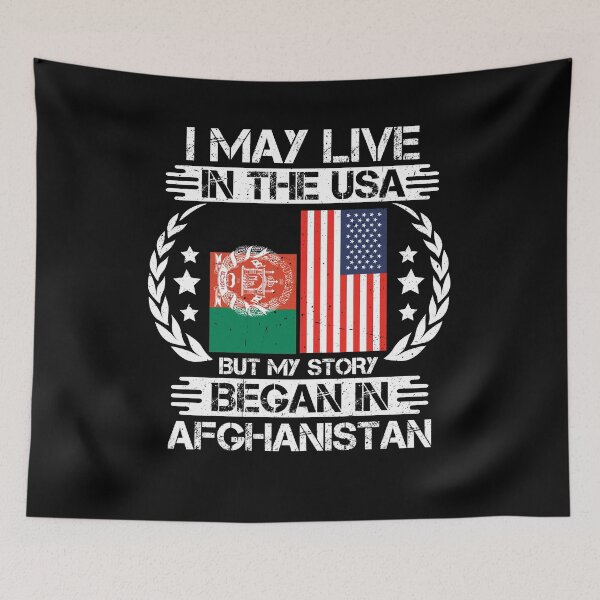Item preview, I May Live In The USA But My Story Began In Afghanistan   designed and sold by CosmoKitsch.