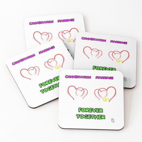 Item preview, Funny Couple Dilemma - Cohabitation vs Marriage Forever Together designed and sold by TheItaliandilemma.