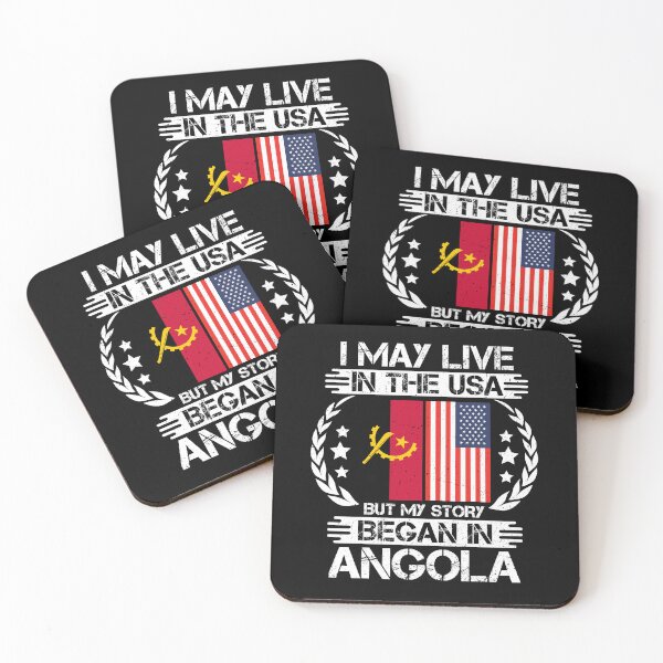 Item preview, I May Live In The USA But My Story Began In Angola   designed and sold by CosmoKitsch.