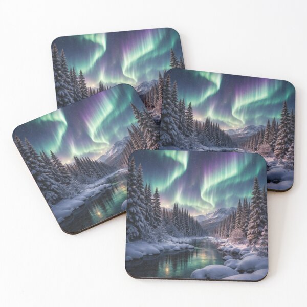 Item preview, Aurora Borealis and River Classic Mug designed and sold by PrzemekFanShop.