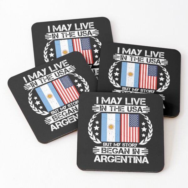 Item preview, I May Live In The USA But My Story Began In Argentina   designed and sold by CosmoKitsch.