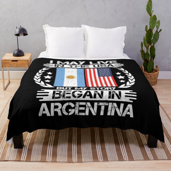 Item preview, I May Live In The USA But My Story Began In Argentina   designed and sold by CosmoKitsch.