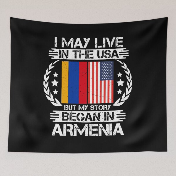Item preview, I May Live In The USA But My Story Began In armenia  designed and sold by CosmoKitsch.