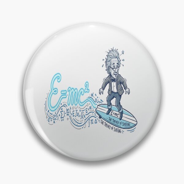 Item preview, Albert Einstein: The Theory of Surfing E=mc² designed and sold by Owcomm.