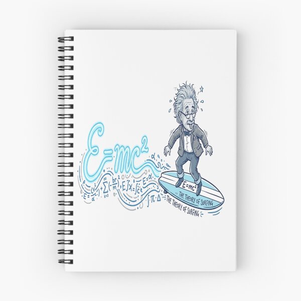 Item preview, Albert Einstein: The Theory of Surfing E=mc² designed and sold by Owcomm.