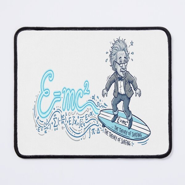 Item preview, Albert Einstein: The Theory of Surfing E=mc² designed and sold by Owcomm.