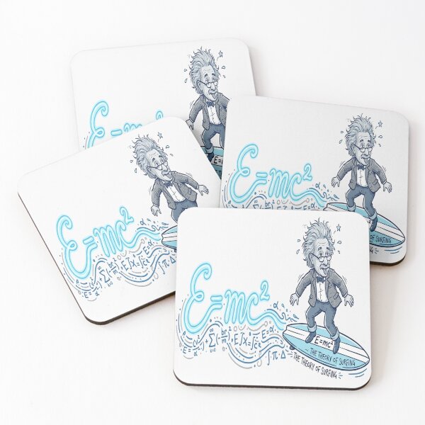 Item preview, Albert Einstein: The Theory of Surfing E=mc² designed and sold by Owcomm.