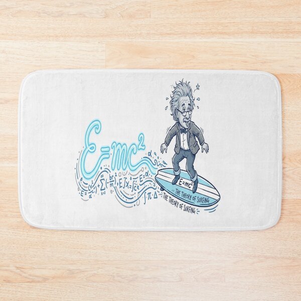 Item preview, Albert Einstein: The Theory of Surfing E=mc² designed and sold by Owcomm.