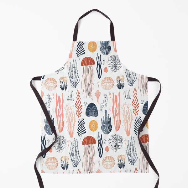 Item preview, Vintage Nautical Corals and Jellyfish Pattern designed and sold by Piotrek0001.