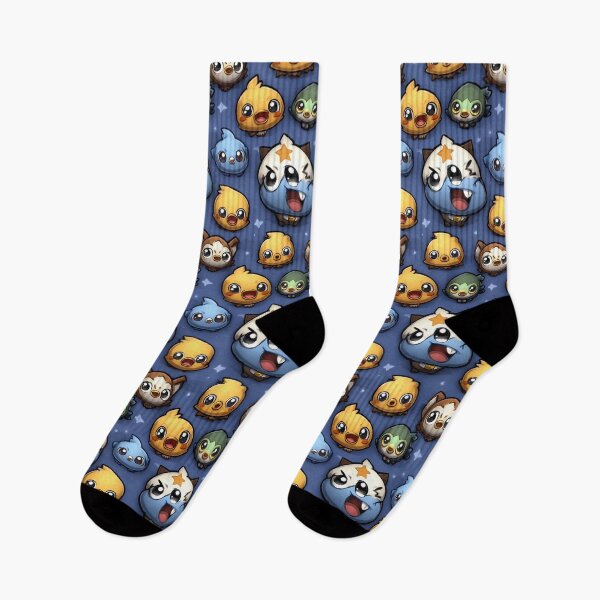 Item preview, Dark Background with Kawaii Glowing Deep Sea Creatures designed and sold by Piotrek0001.