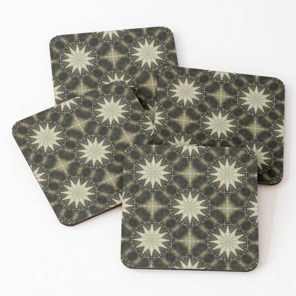 Item preview, Decorative Boho Sun Mandala Pattern in Olive Green designed and sold by Artistestella.