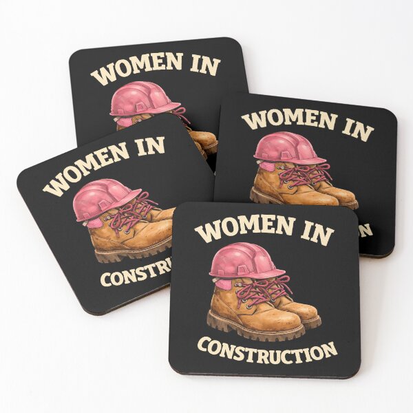 Item preview, Women in Construction Work Boots and Helmet designed and sold by HandicraftArt.