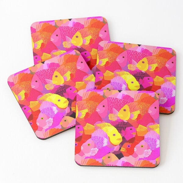 Item preview, Bright Colorful Tropical Fish Abstract Pattern designed and sold by Piotrek0001.
