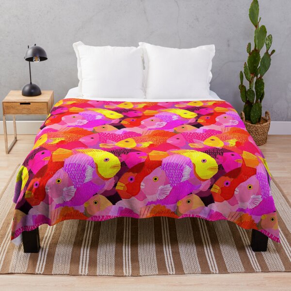 Item preview, Bright Colorful Tropical Fish Abstract Pattern designed and sold by Piotrek0001.